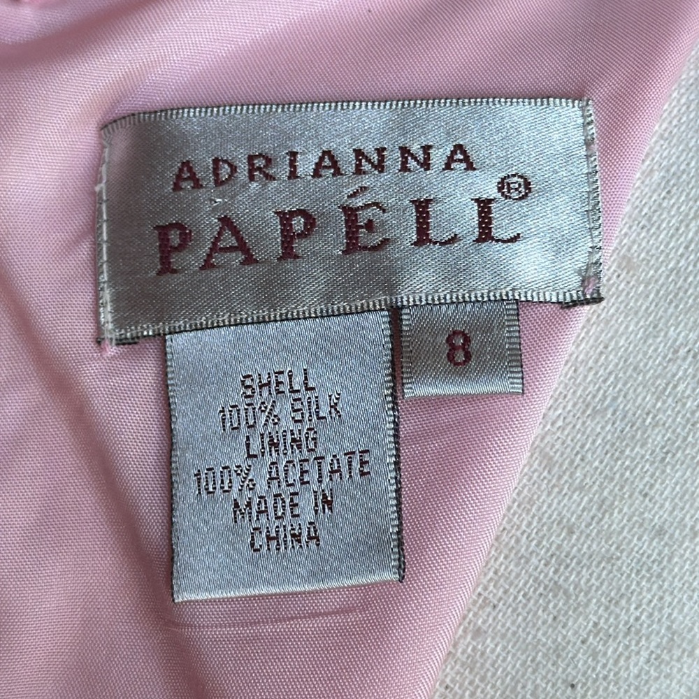 Adrianna Papell Silk Sleeveless Maxi Dress - Picture 12 of 13
